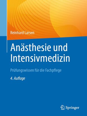 cover image of Anästhesie und Intensivmedizin Prüfungswissen für die Fachpflege